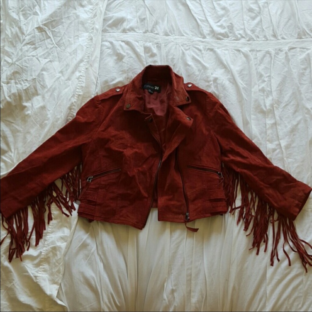 Suade Tassel Jacket