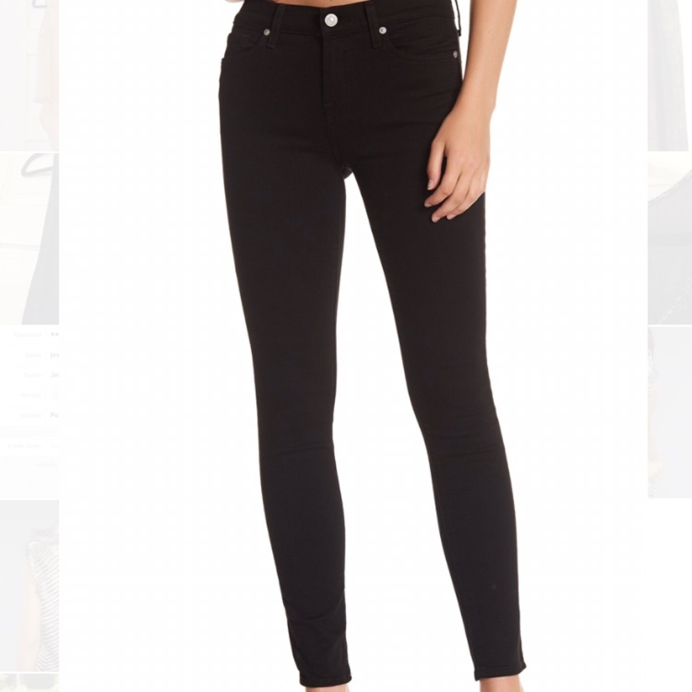 7 For All Mankind - The Skinny Black Jeans