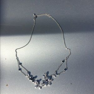 Fashion Necklace silver and blue