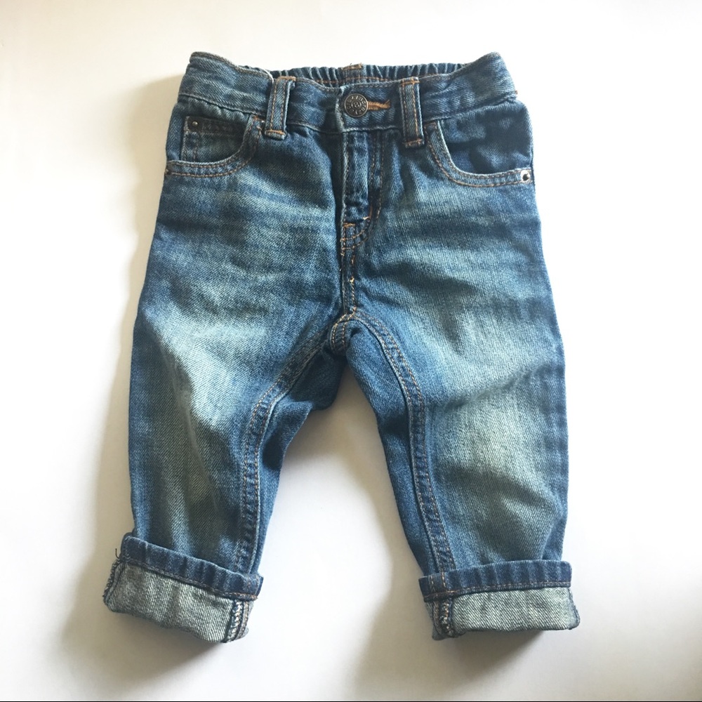 Toddler Boys' Cotton Denim Jeans