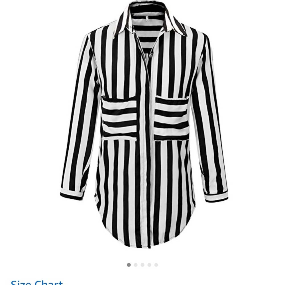 Beetlejuice costume top & leggings