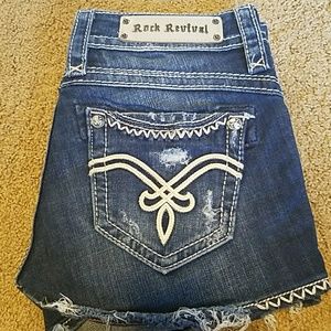 Rock Revival Becky Denim Shorts