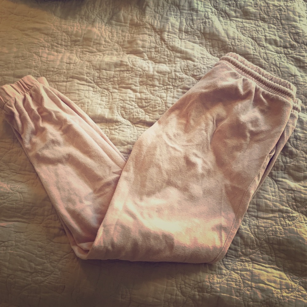 Pink sweats