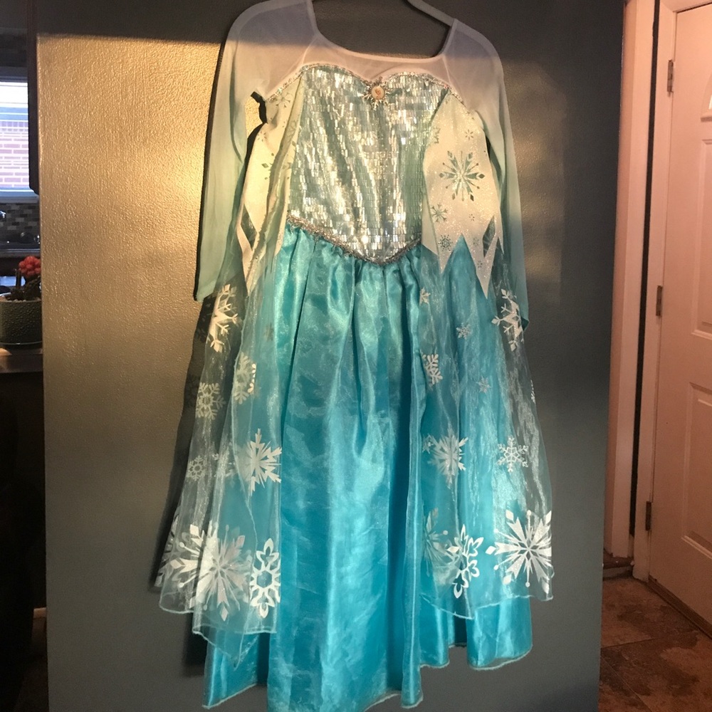 Disney Store Special Elsa Dress!!! EUC!! Size 7/8