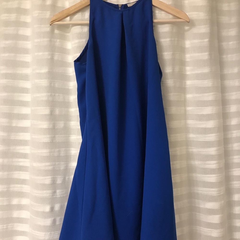 GB blue dress