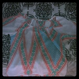 Wishful park striped print blouse