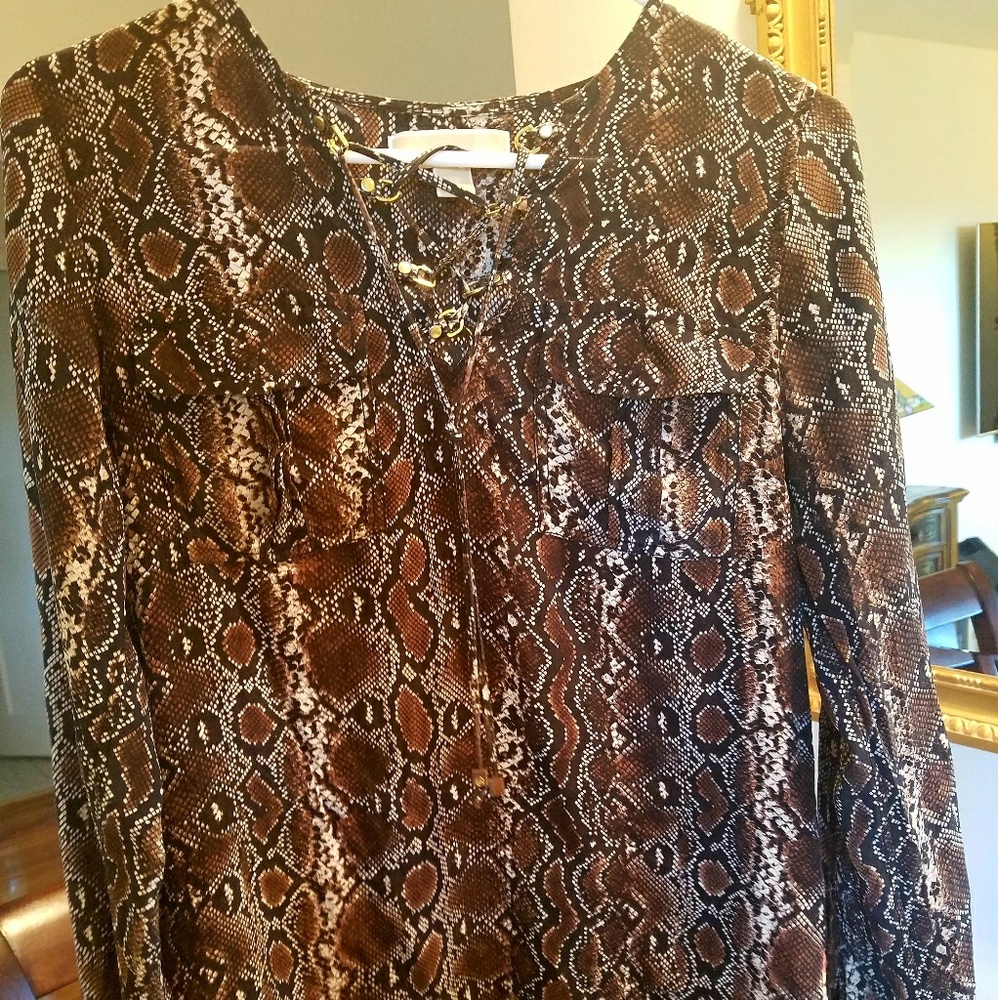 Micheal Kors Silk blouse  sz XS