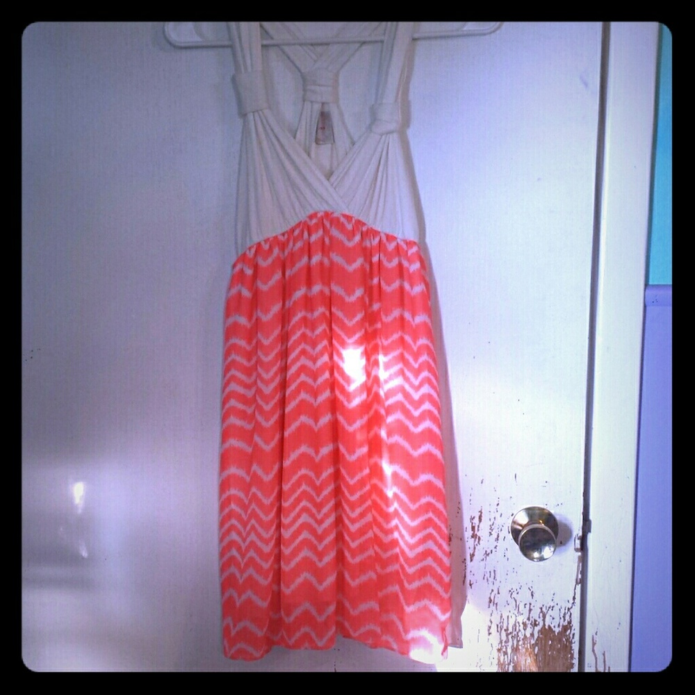 Pink sweetheart dress