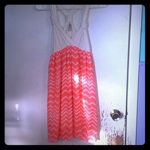 Pink sweetheart dress