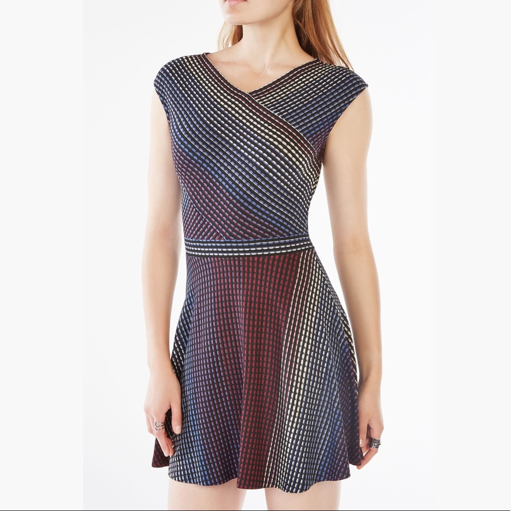BCBG Jasmyne Striped Dress