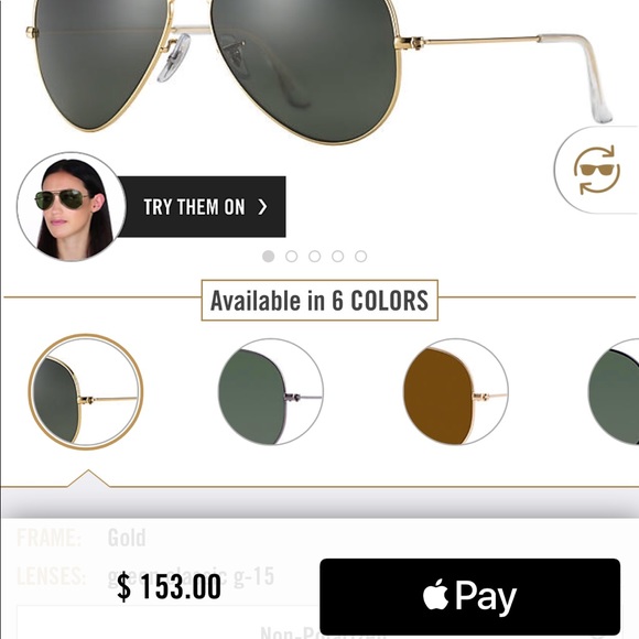 RayBan aviator classic