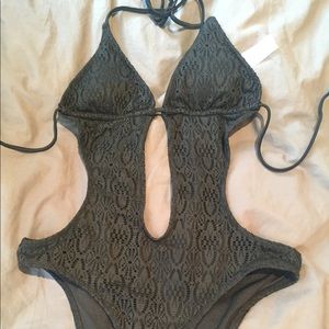 Forever 21 Crochet Cut Out Monokini