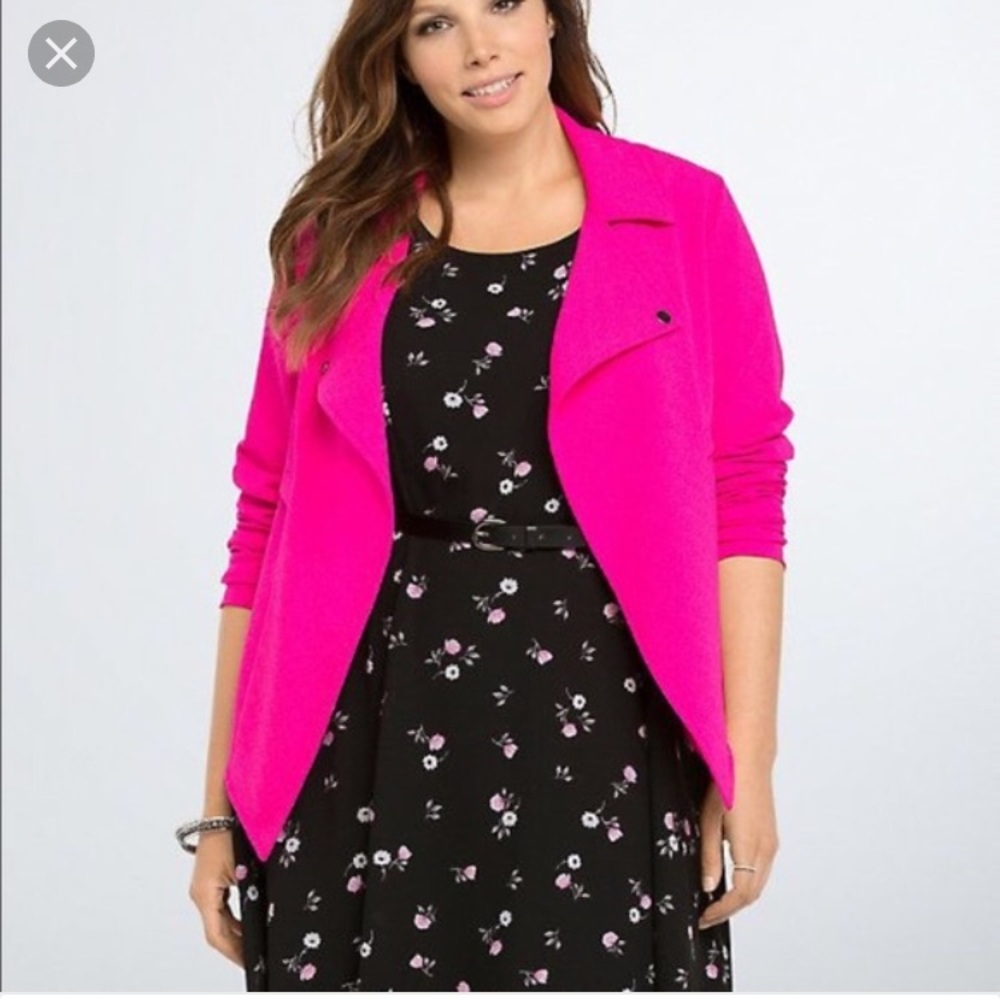 NWT torrid hot pink blazer