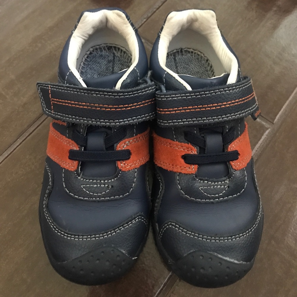 Pediped leather blue shoes
