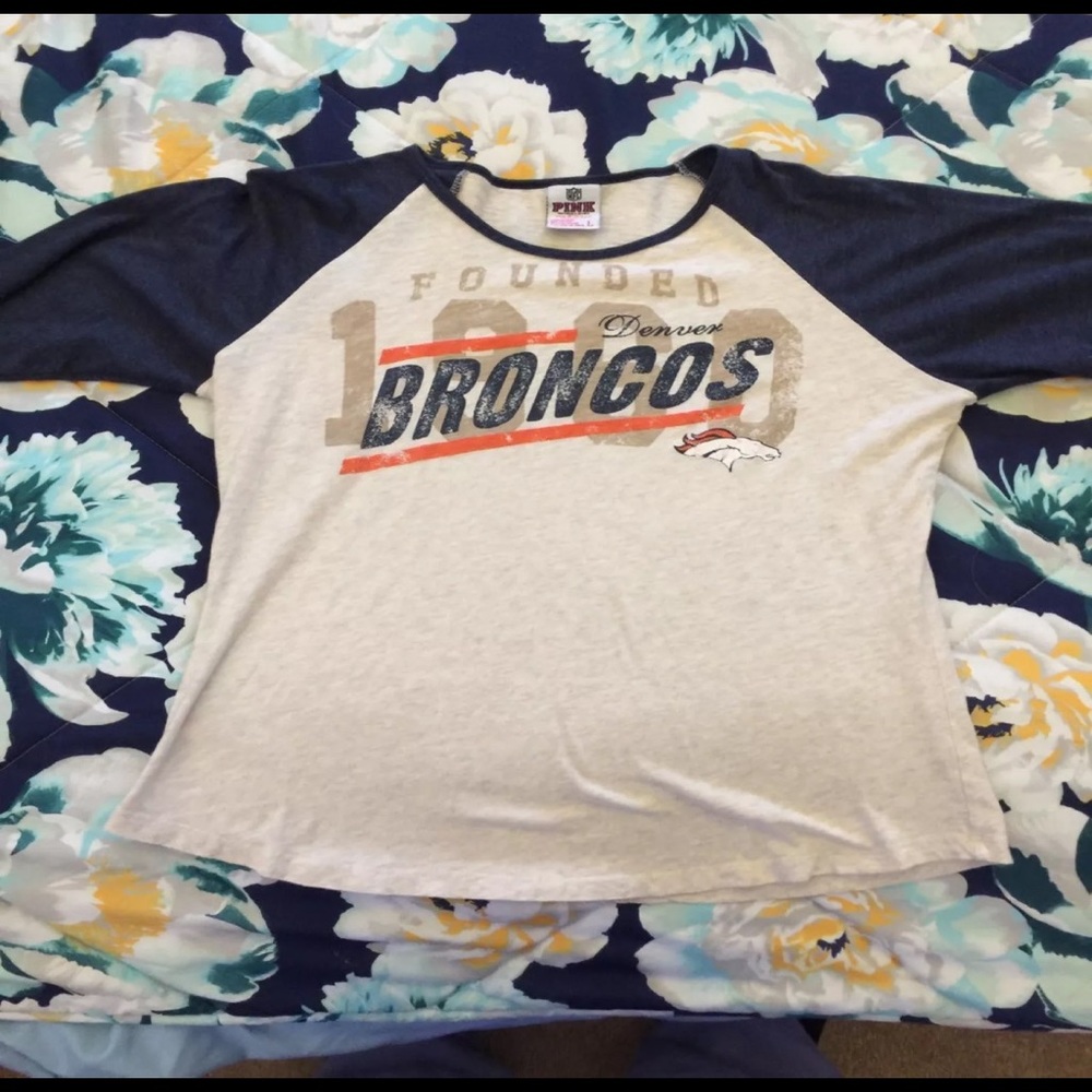 VS Pink DENVER BRONCOS Tee ❤️