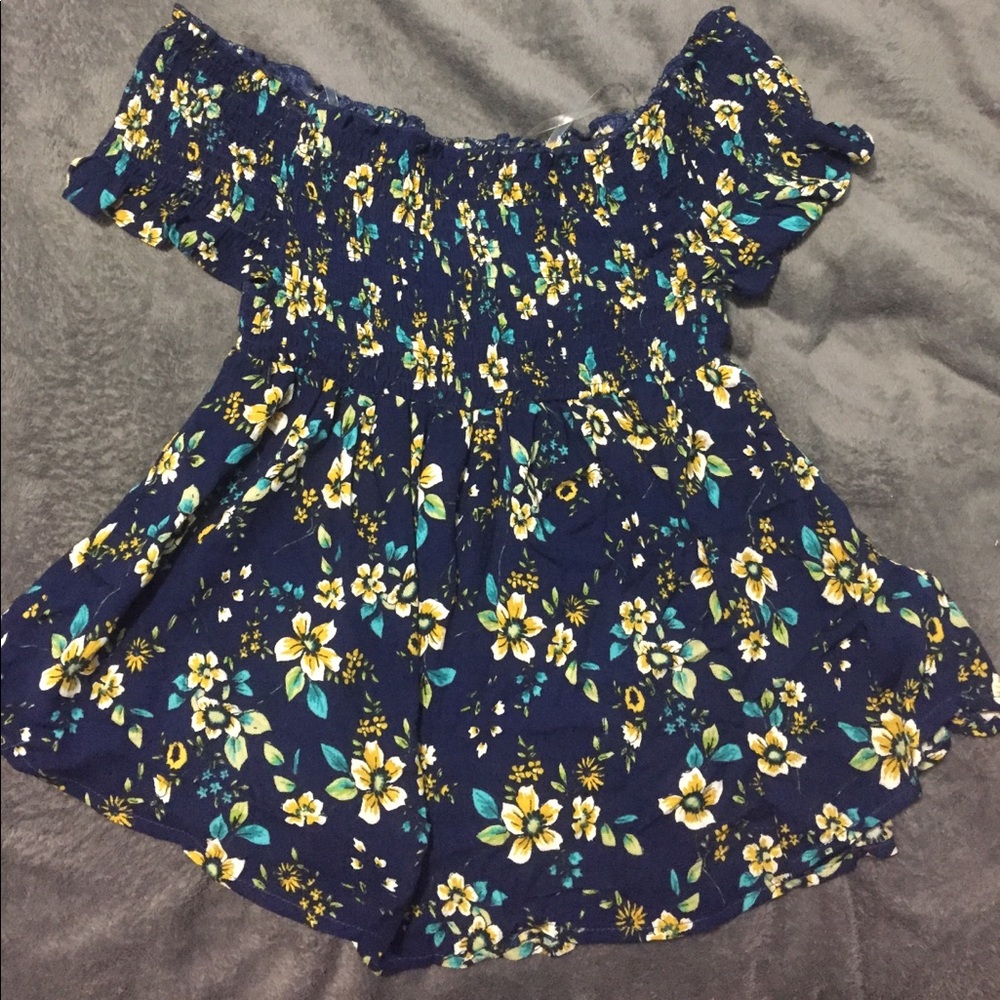 Off the shoulder Floral top