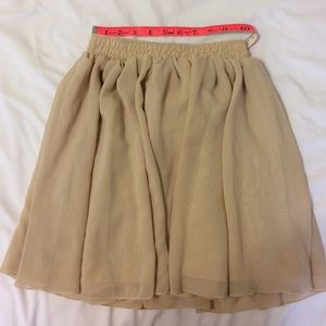 Nude Skater Skirt
