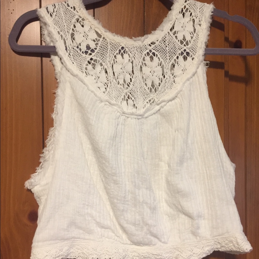 Free People cropped blouse