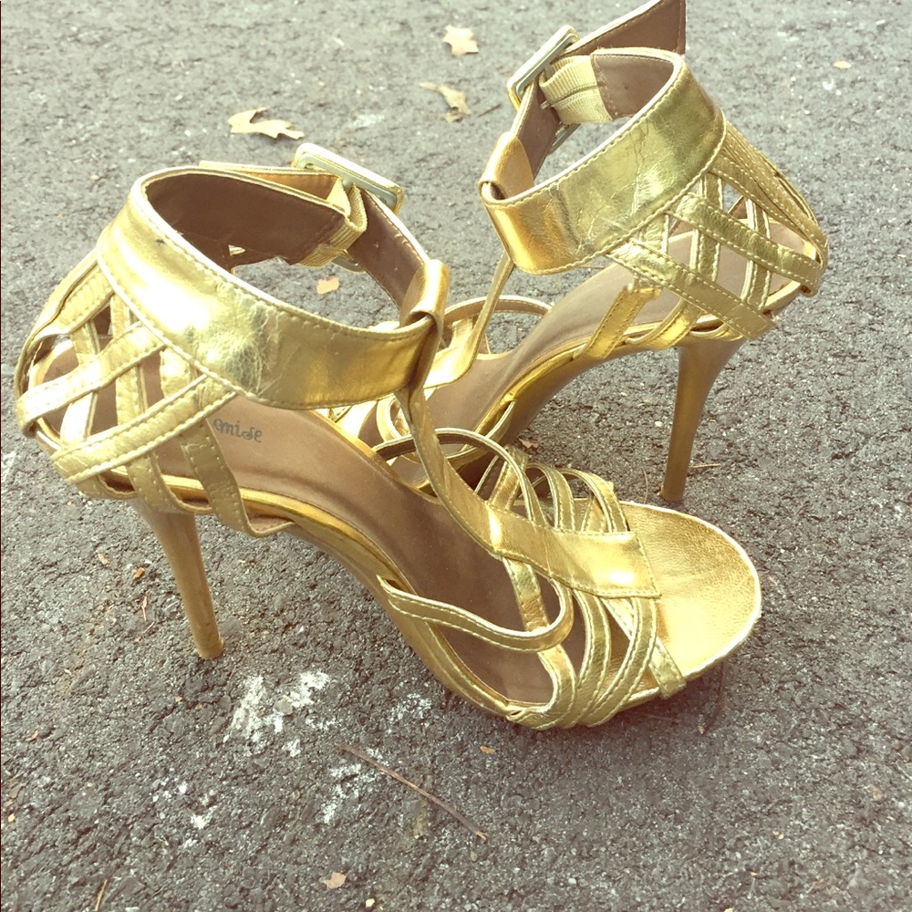 Golden shoes