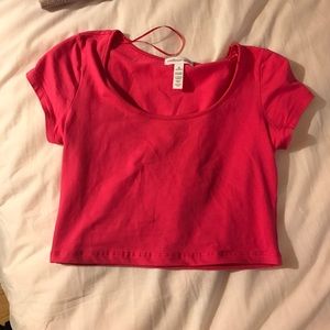 Hot pink size medium crop top