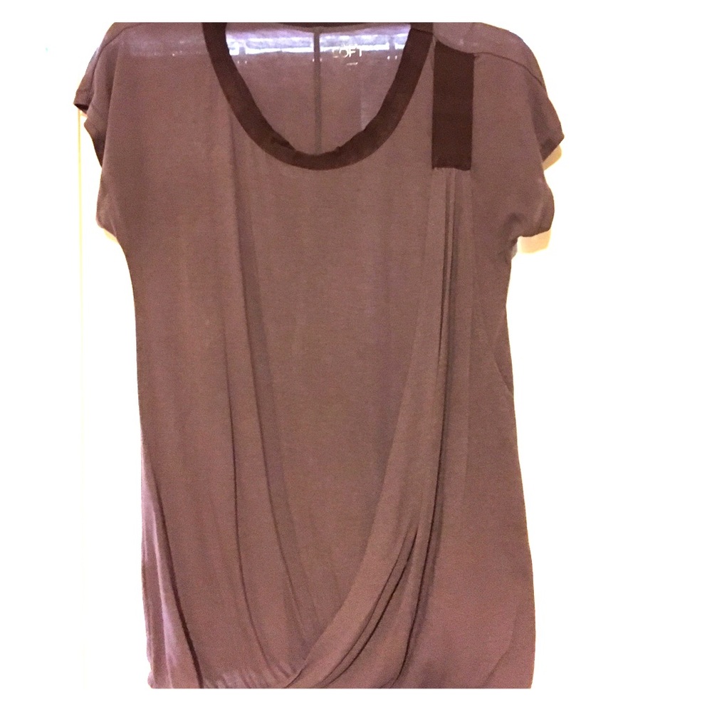 LOFT tee with draping
