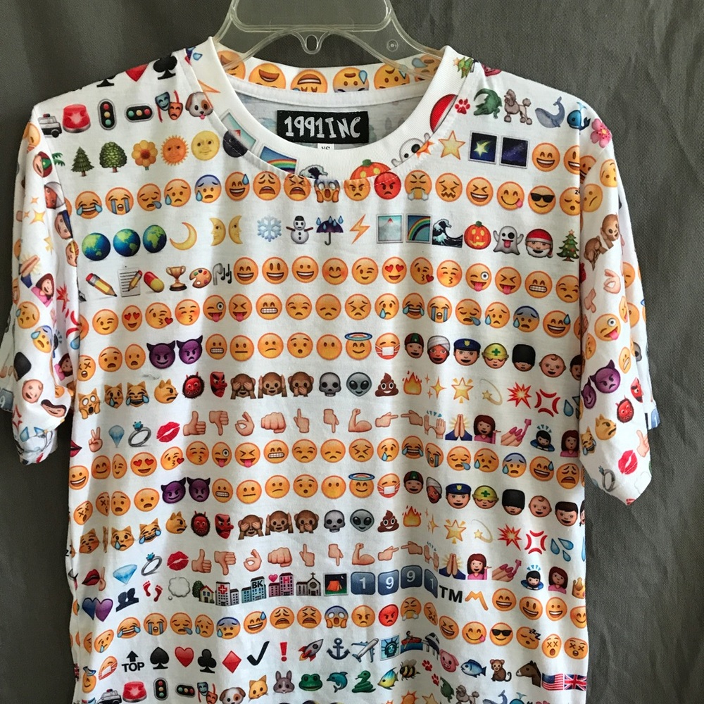 NWOT Super fun emoji t-shirt!