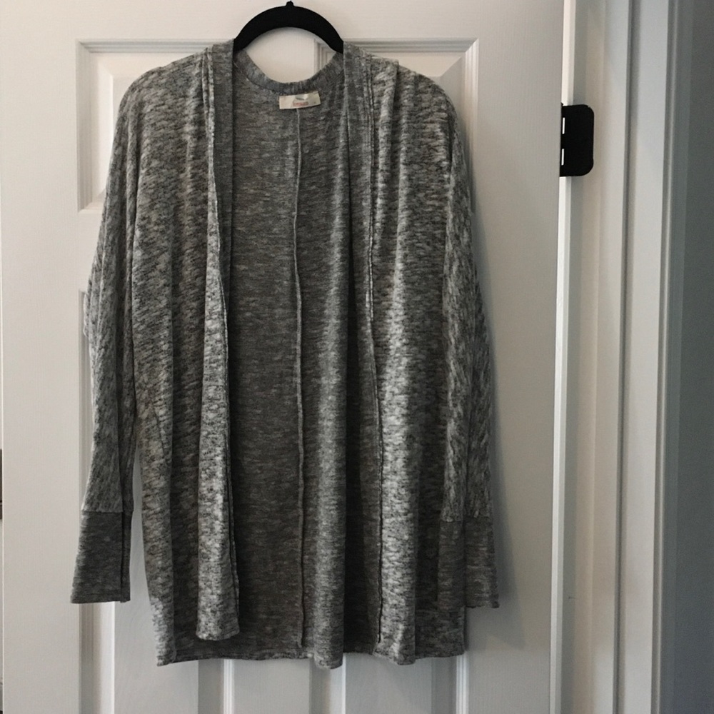 New grey open front Cardigan