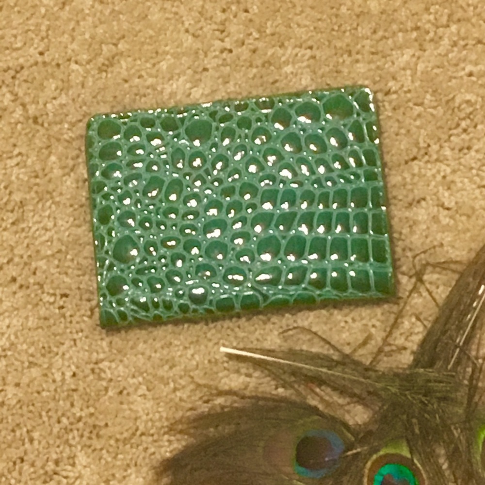 Green credit card holder 🌻