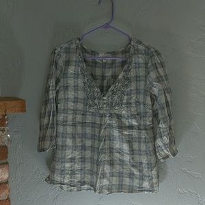 Plaid top