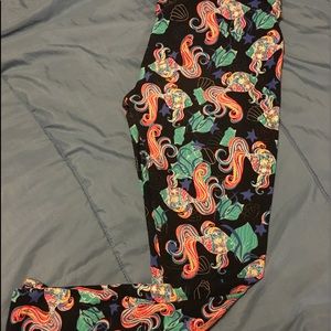 LLR fish leggings gorgeous *unicorn*