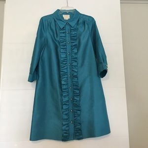 Kate Spade Turquoise Shirt Dress