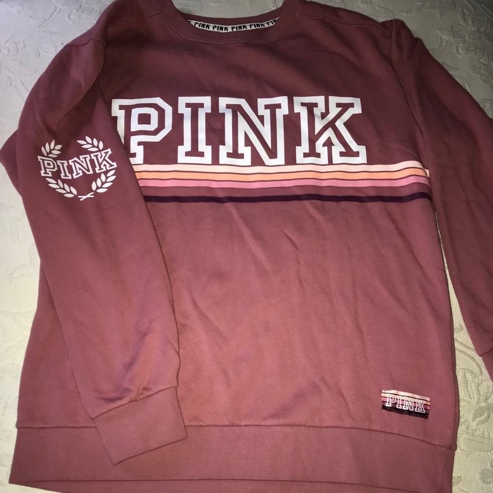 Mauve PINK Victoria’s Secret Crew Sweater