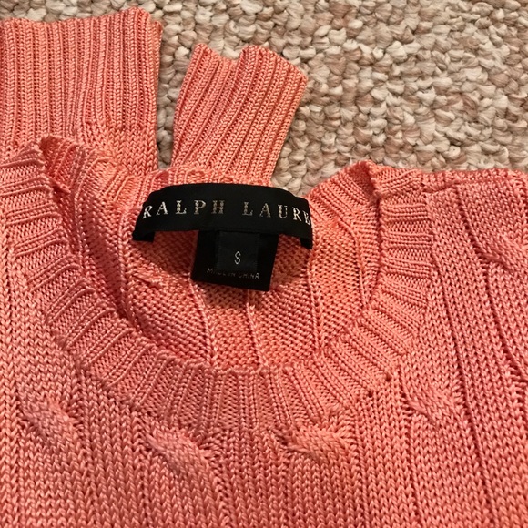 Ralph Lauren 100% Silk cable knit sweater - Picture 2 of 2