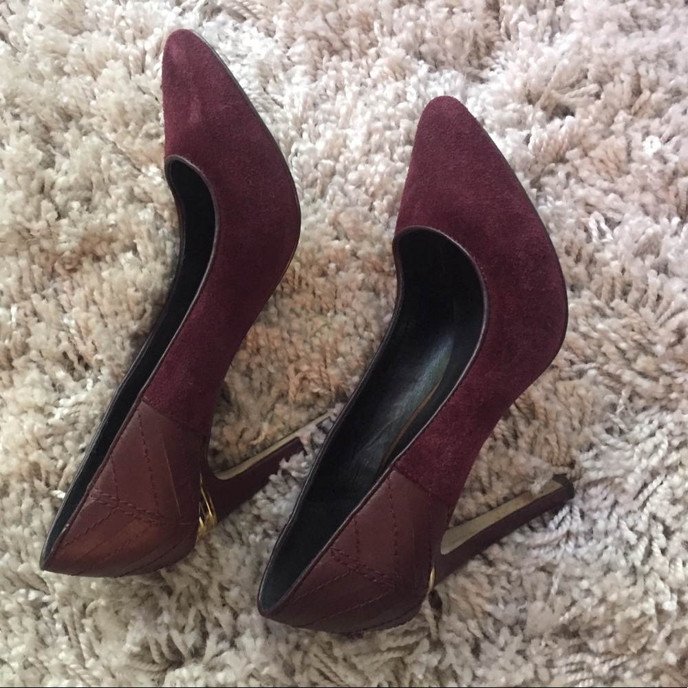 Dolce Vita Burgundy Suede Pumps