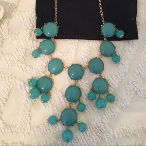 Baublebar teal statement necklace
