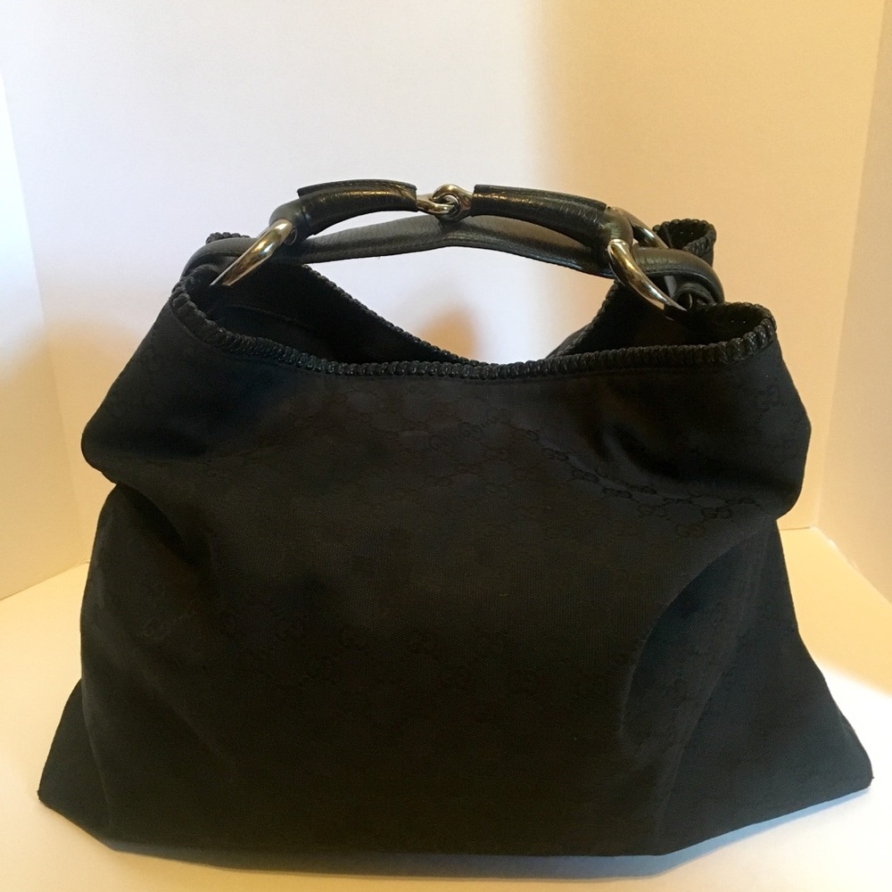 💯Authentic Large Gucci Horsebit Hobo