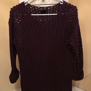 Dark purple sweater