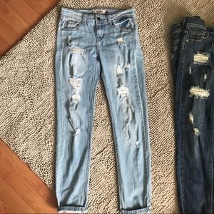 Mid-Rise Ankle Skinny Denim