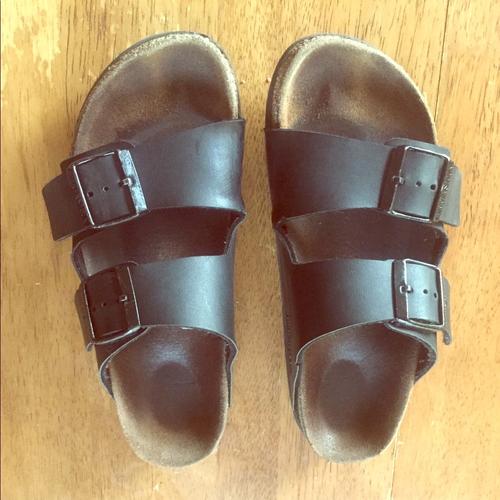 Leather Arizona Birkenstocks size 37