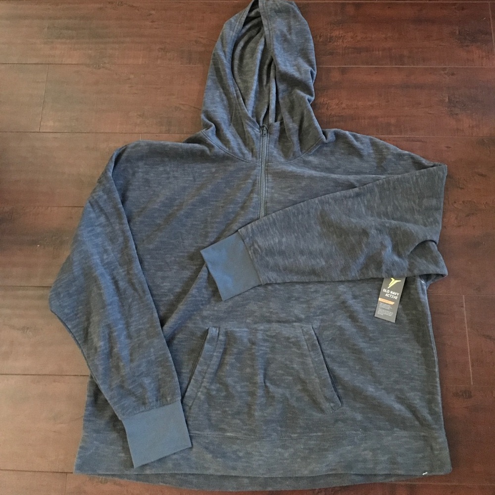 Old Navy Active Fleece Hoodie. 3/4 zip. XXL