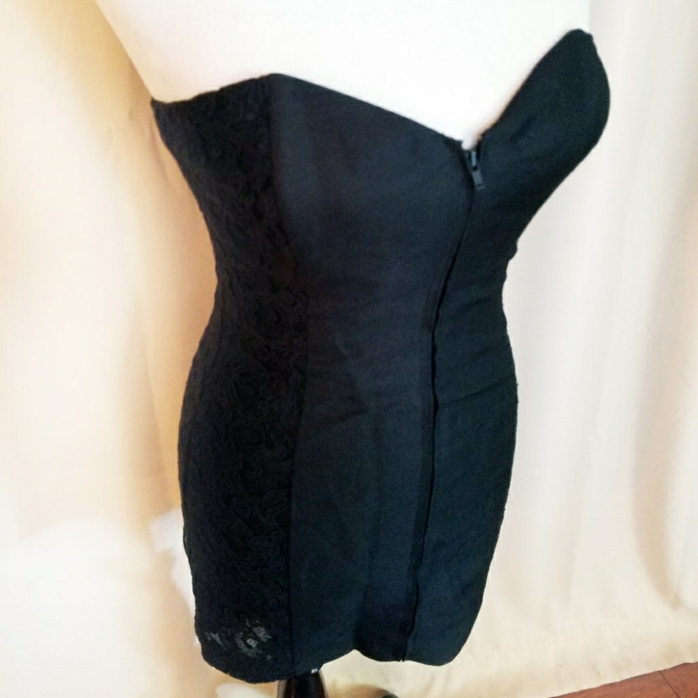 Jill Stuart Collection Corset Dress in Black