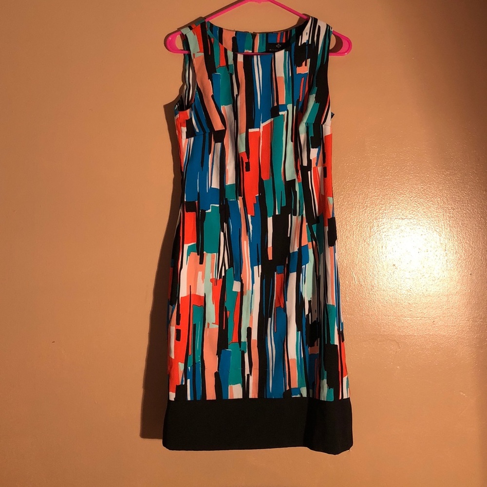 Multicolor Business Casual Dress