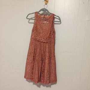 Anthropologie Blush Cocktail Dress