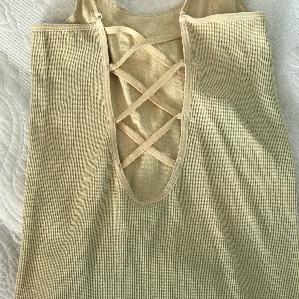 Free People Intimately crisscross open Back Cami