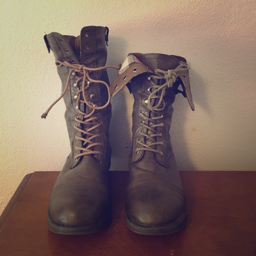 Cathy Jean Combat Boots