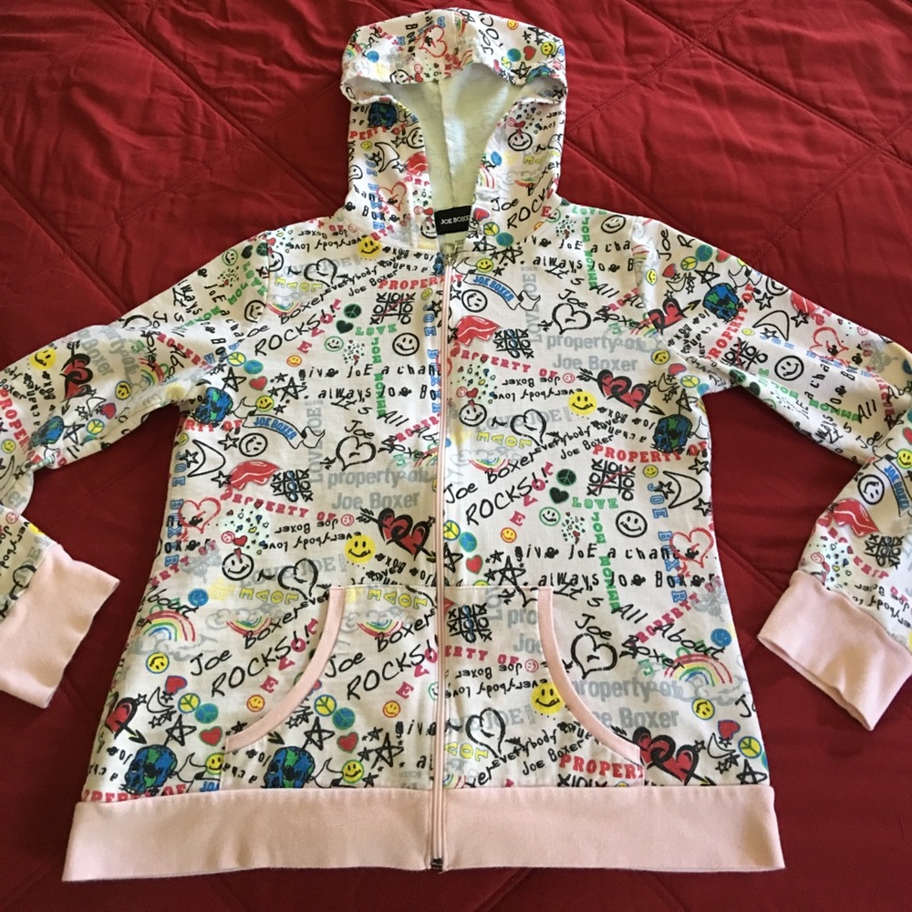 Joe Boxer one of a kind sweatshirt hoodie