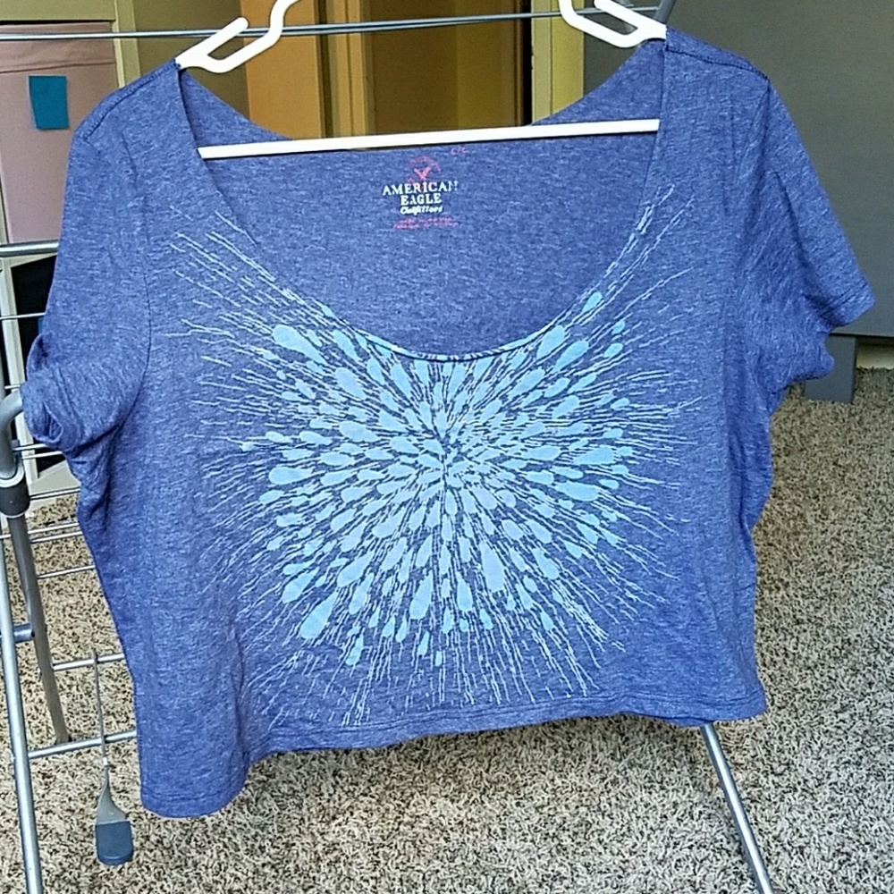 Cute flowing crop top, never worn