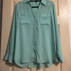 Express Mint Portofino Shirt