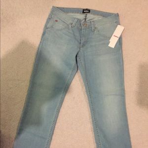 Hudson Bacara Cropped Straight Leg Jeans NWT