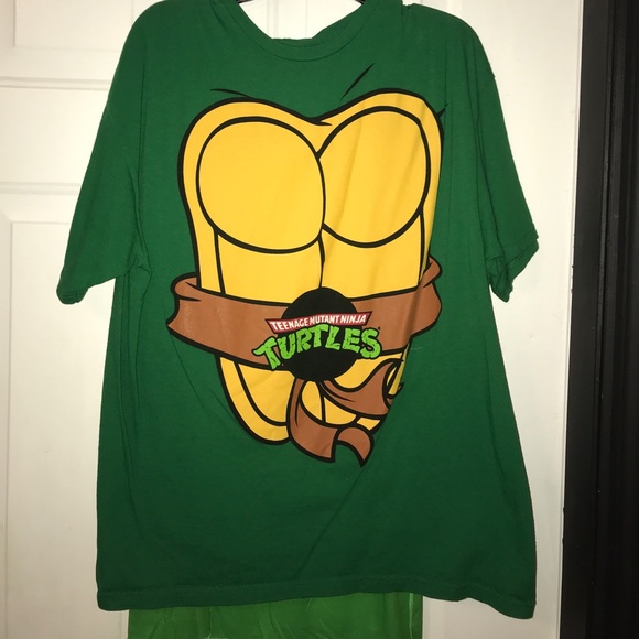👨🏻Men’s TMNT 🐢Cape T-Shirt - Picture 2 of 4
